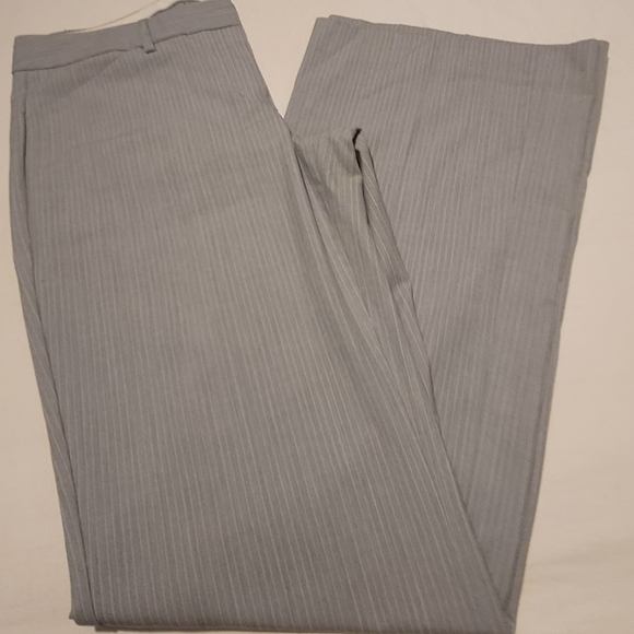 Express Trouser  Striped EDITOR Fit Mid Rise Bootcut Career Slacks size 4 $20 - Picture 1 of 2